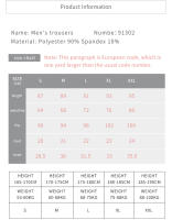 Pantalones De Compresión Para Hombre Tights Deportivos Para Correr Y Gimnasio Leggings De Entrenamiento Y Correr Para Fútbol Material De Poliéster Y Spandex - details 2