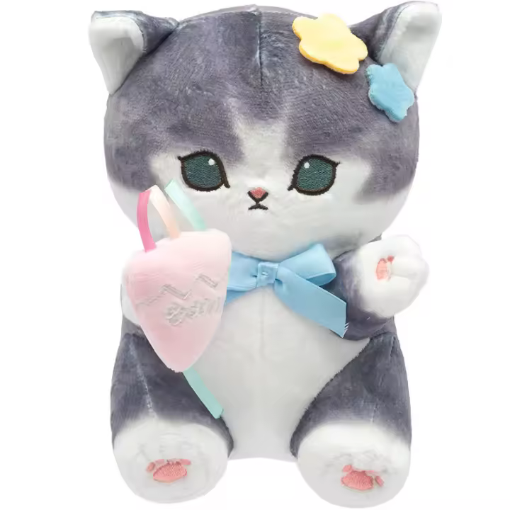 Muñeco De Peluche Gato De La Serie De Fiestas Mofusand 20cm Kawaii Juguete De Cosplay Animal De Peluche Para Niños Decoración Regalo Para Adultos - 1