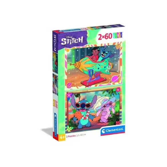 PUZZLE STICH 2 X 60 PIEZAS CLEMENTONI - 1