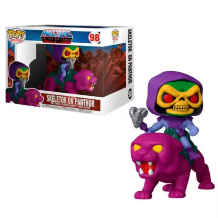 FIGURA FUNKO POP MASTERS OF THE UNIVERSE SKELETOR ON PANTHOR 15 CM - Nuevo a Estrenar - Original FUNKO - Miniatura POP - Figura de Colección Funko - 1