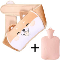 Set De 2 Fundas Para Botella De Agua Caliente De Terciopelo Para Menstruación Y Calentador De Manos Invierno Cubierta De Cintura Con Correa Para Hombres - details 16