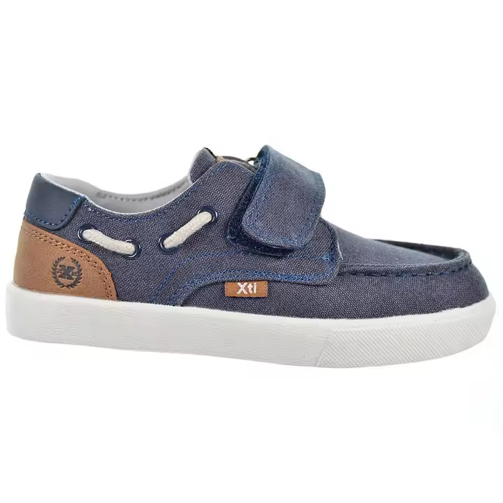 150427 Xti Kids Zapato Náutico Textil Velcro Niño - 1