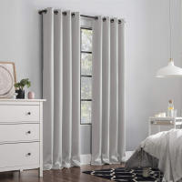 Cortinas De Un Pie De Color Sólido Y Moda Para Bloquear La Luz Y Proteger La Privacidad Adecuadas Para Dormitorio Sala De Estar Cocina - details 0