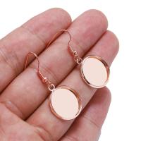 10pcs Caballete De Pendiente Redondo De 10-25mm Para Manualidades De Joyería DIY Base De Oreja Encaje De Vidrio Y Joyería De Cabeza - details 1