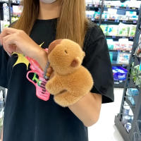 Capybara De Peluche Muñeco De Peluche Lindo Pulsera De Capybara Regalo De Animal De Peluche Para Niños De 0 a 3 Años - details 5