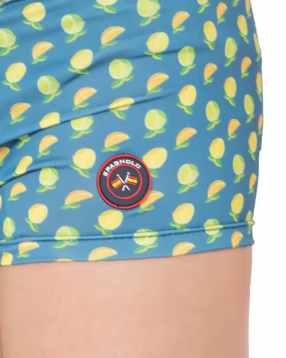 Spagnolo bañador turbo estampado amarillo para niño - 1
