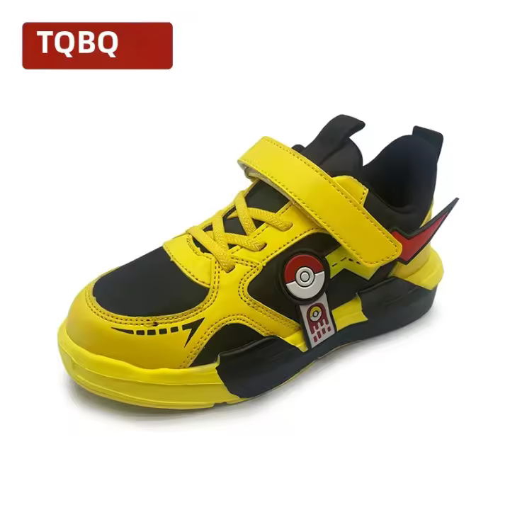 Zapatillas Deportivas Impermeables Para Niños Y Niñas Cuero Sintético Azul Zapatos Casuales Para Niños Tallas 4-6 Años - 1