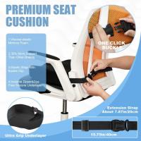 Espuma de Memoria Viscoelástico para Asiento, Ortopédico, para Silla Oficina, Coche, Alivio del Dolor y La Ciática - details 2
