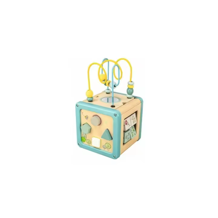 Cubo Madera Infantil Multiactividades Juguetes construcción de madera NATURPLAY - 1