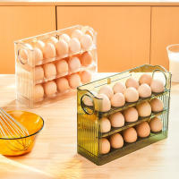 Caja De Almacenamiento De Huevos Automática Con Soporte Para Puerta De Nevera Organizador Especial Para Cocina - details 0
