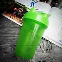 Botella De Deporte 400ML Mezclador De Polvo De Proteína De Avena Plástico Portátil Para Gimnasio Y Exterior Reutilizable - details 3