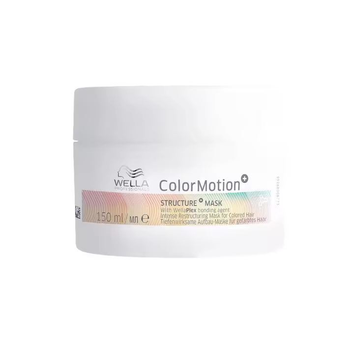 Wella ColorMotion+ Mask 150 Ml. | Mascarilla intensiva diseñada para prolongar la duración del color, fortalecer la fibra capilar y restaurar la salud del cabello teñido. - 1