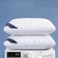 Almohada Para El Cuello De Poliéster Protección De La Columna Vertebral Ayuda Al Sueño No Colapsa Uso Doméstico Y Hotel Rectangular Sólido Color Para Adultos - details 4