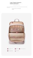 Mochila GOLF Para Mujer Estilo Casual De Viaje Sencillo Y Moda Material De Tela Oxford Y Lona Con Bolsillo Exterior Y Cierre De Cremallera - details 10