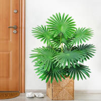 Planta Artificial De Palma Tropical Grande 60-105cm (37.2 Pulgadas) Hoja De Ventilador Decoración Para Oficina Y Hogar - details 17
