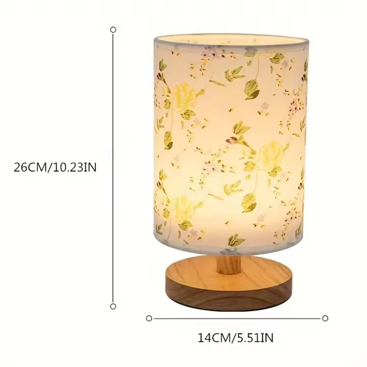 Lámpara De Escritorio Pequeña Con Luz Cálida Monocromática Y Encendido USB Iluminación Decorativa Para Dormitorios - 1