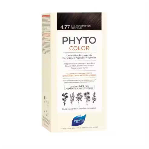 PHYTOCOLOR VEGETAL 4.77 CASTAÑO MARRÓN INTENSO - 1