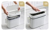Bandeja De Basura De Cocina Grande Capacidad 10/12L Impermeable Tipo Empuñadura Para Cocina Y Baño Recipiente De Residuos - details 20