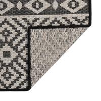 vidaXL Alfombra de exterior de tejido plano 80x150 cm Color Gris,  Taupé,  Marrón y mas Alfombras de área  Alfombra de Piso para Sala de Estar Dormitorio Habitación Salón - details 8
