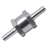 Válvula De Control Unidireccional De Plata Para Automóviles Adecuada Para Gasolina Y Diesel Accesorio Universal Para Coches Barco Helicóptero Fabricado En Aleación De Aluminio - details 3