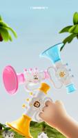 Juguete Musical De Aprendizaje Temprano Para Bebés Trumpet Cuerda Colgante Instrumento Musical De Bocina Para Mejora Del Discurso Para Niños Regalo De Juguete - details 0