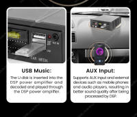 Amplificador DSP Para Coche 4*80W Compatible Con Radio Android General Motors Ajuste EQ APP USB Música Inalámbrica AUX/RCA Entrada Soporte EQ Por APP - details 10