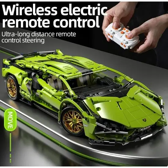 Construcción Lamborghini 1254 Pc Con Motor RC Arboldeneem - 1