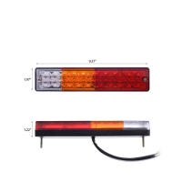 Luz De Freno Trasera Para Coche Camión Remolque 20 LED Indicador De Giro Retrovisor Luz De Parada Revestimiento Premium PC ABS Voltaje 12V - details 4