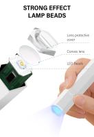 Lámpara Portátil Para Uñas Mini Secado Rápido USB Secadora De Uñas LED UV Mini Flashlight Pen Máquina De Secado De Polvos De Uñas - details 4