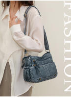 Bolso De Hombro De Lujo Para Mujer Con Varios Bolsillos PU Suave Bolso Cruzado Vintage Bolsa De Compras Con Solapa - details 0