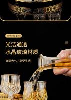 Juego De Cristal Europeo Clásico Para Licor Y Vino Vidrio Resistente a Temperatura Barra Hogar Whiskey Set De Cristales Para Bebidas Alcohólicas - details 1