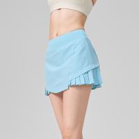Shorts De Running Para Mujer 2 En 1Falda Alta Cintura Fitness Deporte Skirt Yoga Tenis Golf Gimnasio Correr Shorts Terciopelo - details 1