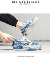 Zapatos Casuales Para Hombre Con Suela Gruesa Cuatro Estaciones Zapatos De Caminar Al Aire Libre Suaves Zapatos Planos Juveniles Moda Deportiva Zapatillas De Plataforma - details 9