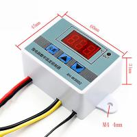 Controlador De Temperatura XH-W3002 220V / 12V Digital LED 10A Termostato Con Interruptor Y Sensor Impermeable W3002 - details 1