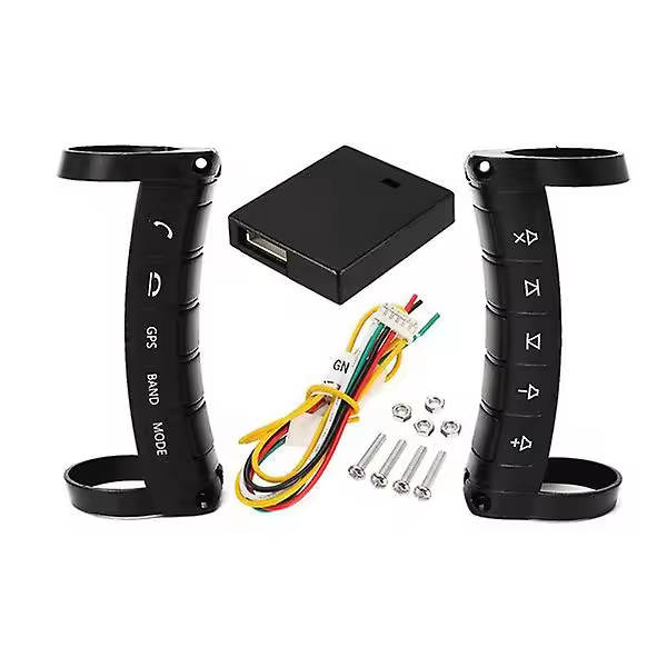 Universal Multi-Function Wireless Steering Wheel Controller Bluetooth DVD Navigation Buttons Contro - 1