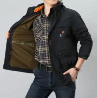 Chaqueta De Viento Para Hombre Impermeable Militar Con Multiple Bolsillos Para Motocicleta Y Camping Tamaño M-5XL - details 3