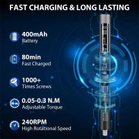 Juego De Destornilladores Eléctricos De Precisión 59 En 1 Con 54 Piezas Magnéticas 3 Ajustes De Torque Luz LED Digital Pantalla Herramienta De Reparación - details 5