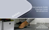 Báscula de Baño Digital Ultrafina De Vidrio Templado Para el Baño Con Sensores De Alta Precisión, Sistema De Unidades kg/lb/st - details 5