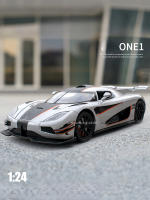 Coche De Acción Con Luz Y Sonido 1:24 Escala KNGG One1 Modelo De Aleación Juguetes Para Niños Regalo De Cumpleaños Coche De Simulación Metálico Duradero Con Puertas Abrejables - details 0