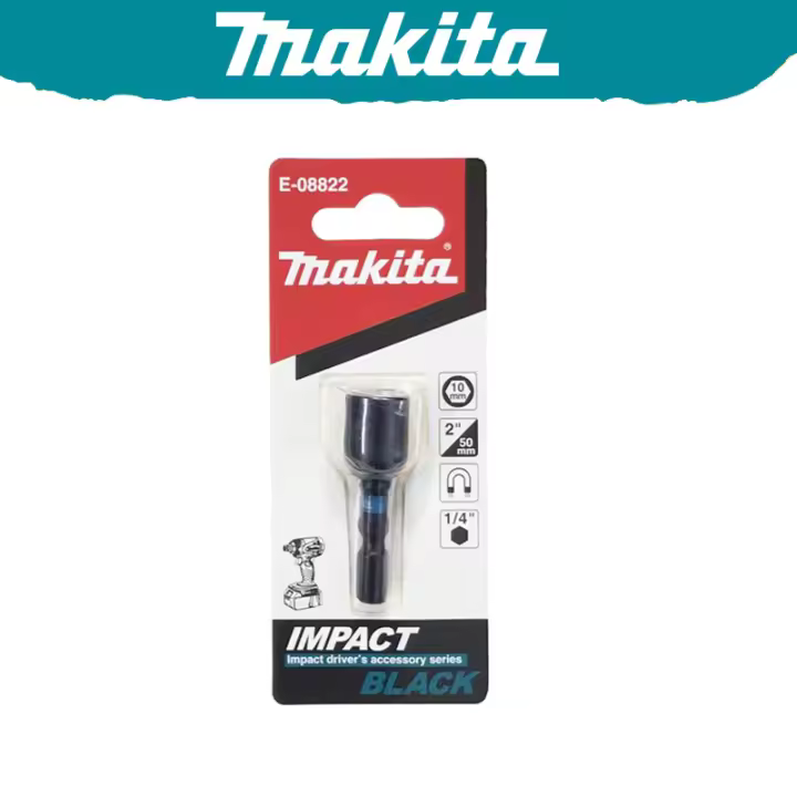 Makita E-08822 Faja Magnética Para Impacto En Perforación De Destornilladores Herramienta De Trabajo Con Material De Acero Cr-V - 1