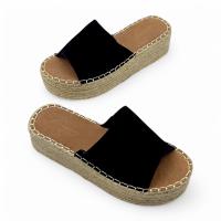 Calzados soraia, sandalias cuña piel, con plataforma de yute, para mujer uso casual, ideal para un look de verano ✅ Entrega 24/72h a España Vacación Elegante De moda Bohemio Vacación De moda Guay Moda Oriental Elegante Trenzado Plain Bohemian Vacation - details 2