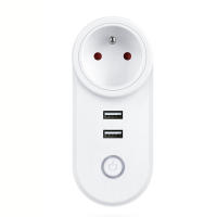Enchufe Eléctrico Con 2 Puertos USB Carga Rápida Multifuncional Para Casa Compatible Con CozyLife APP Y Homekit EU US AU UK France Brazil Plug - details 6