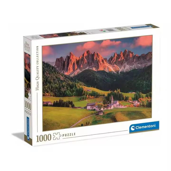 PUZZLE 1000 PIEZAS PAISAJE DOLOMITAS MÁGICO DE CLEMENTONI - 1