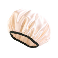 Gorro De Ducha Para Mujer Ajustable Y Reutilizable De Doble Capa Impermeable Interior De EVA Exterior Resistente Al Agua - details 3