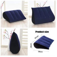 Almohada De Viaje Inflable Multifuncional Soporte Lumbar Yoga Rectangular Almohada De Aire Para Posiciones De Descanso - details 6