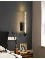 Lámpara De Pared Moderna De Cristal De Burbuja Para Iluminación Interior Del Salón Dormitorio Estudio Luz De Fondo Sconces - details 13