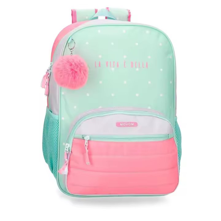Movom Mochila Escolar Poliéster La Vita È Bella Verde - 1