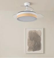 FABRILAMP Ventilador ALTA GAMA Dc IGLU 59w 6980lm Blanco/haya o Negro/haya 3asp.despl. 32/47x50/107d.3colores, Remoto, Regulable intensidad, Temporizador, Memoria . Incluye mando a distancia y dos tijas de 10 y 25 centímetro calidad de confianza - details 8