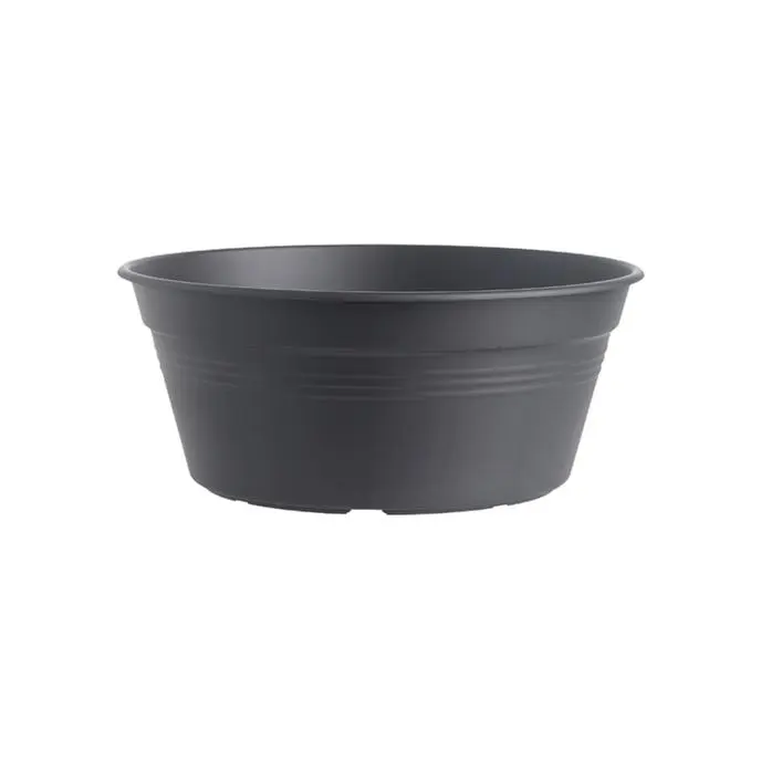 Elho Bowl Redondo Green Basics Antracita 27 Cm - Ideal para Jardín - 1