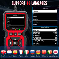 Leer Códigos V519 OBDII Herramienta De Diagnóstico De Coche OBD2 Voltaje Prueba Escáner Automóvil ELM327 V1.5 Herramientas De Auto - details 2